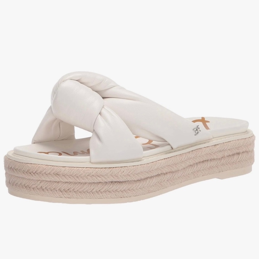 Sam Edelman Kory Withe Leather Sandals - image 2